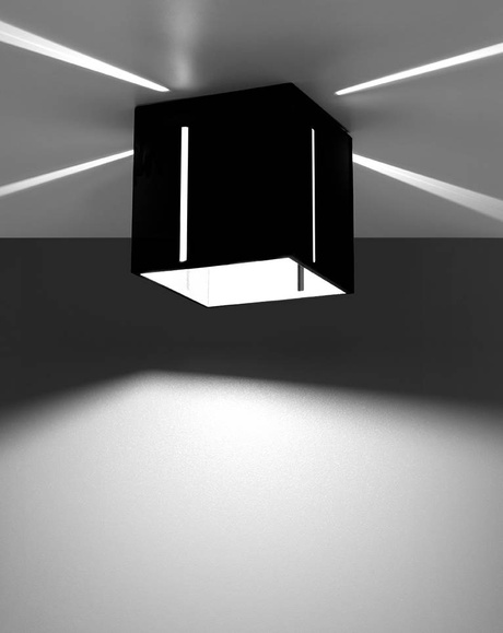 Plafond PIXAR negro + 1x bombilla LED G9 3000K Warm 4.5W 510lm