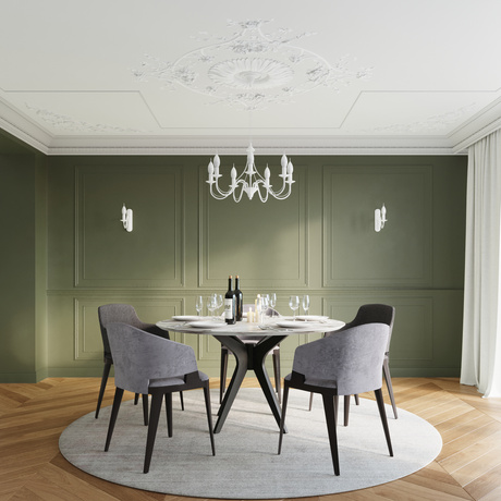 Aplique MINERWA blanco + 1x bombilla LED E14 3000K Cálida 7,5W 620lm