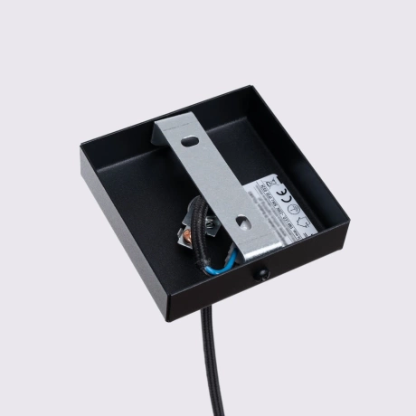 Lámpara colgante KARBON 1 negro