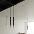 Lámpara colgante MOZAICA 3L negro/cobre