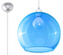 BOLA lámpara colgante azul + 1x bombilla LED E27 3000K Warm 7.5W 620lm