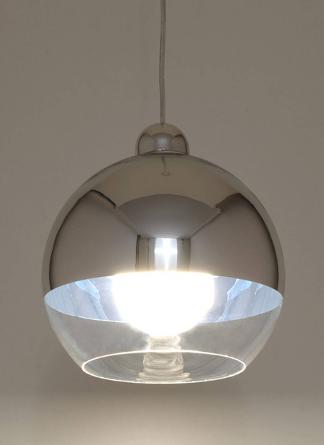 COSMO 25 lámpara colgante cromo + 1x bombilla LED E27 4000K Fría 7,5W 650lm