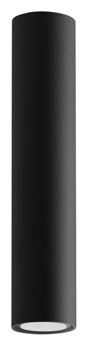 Plafond LAGOS 30 negro + 1x bombilla LED GU-10 4000K Fría 7W 630lm