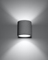Aplique ORBIS hormigón + 1x bombilla LED G9 4000K Fría 4,5W 530lm