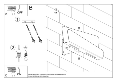 Aplique BASCIA blanco + 2x bombilla LED G9 3000K Warm 4.5W 510lm