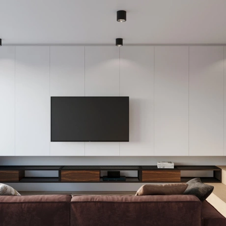 Lámpara de techo TIUBE negra