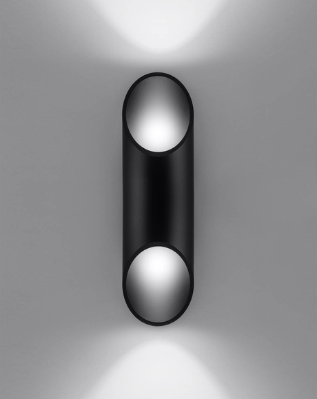 Aplique PENNE 30 negro + 1x bombilla LED G9 4000K Fría 4,5W 530lm