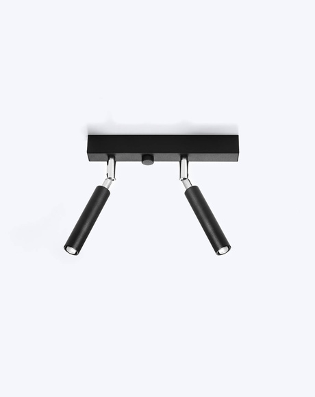 Plafond EYETECH 2 negro + 2x bombilla LED G9 3000K Warm 4.5W 510lm