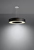 Lámpara SATURNO SLIM 50 negra + 5 bombillas LED E27 4000K Fría 7,5W 650lm