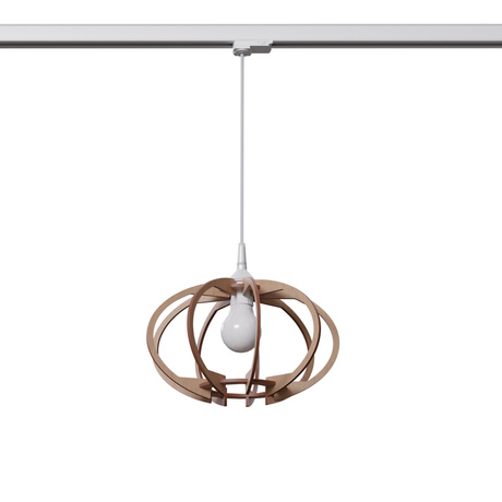 MANDELINO lámpara colgante madera natural E27 #W