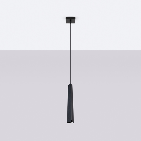 PRYSM Lámpara colgante 1 negro + 1x bombilla LED G9 4000K Frío 4,5W 460lm