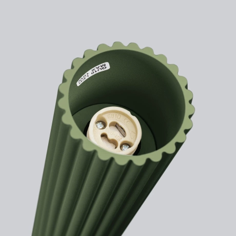 Lámpara de techo KARBON 10 verde oliva