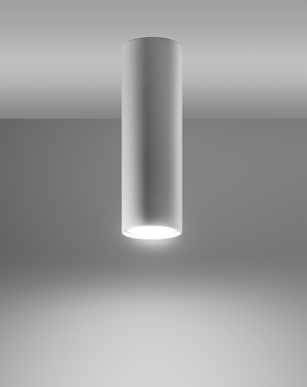 Plafond LAGOS 20 blanco + 1x bombilla LED GU-10 3000K Cálida 7W 620lm