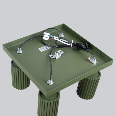 Lámpara de techo KARBON 4 verde oliva