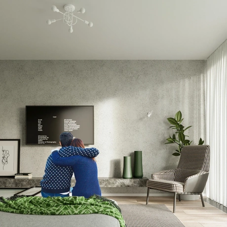 Araña LOOP 3 blanca