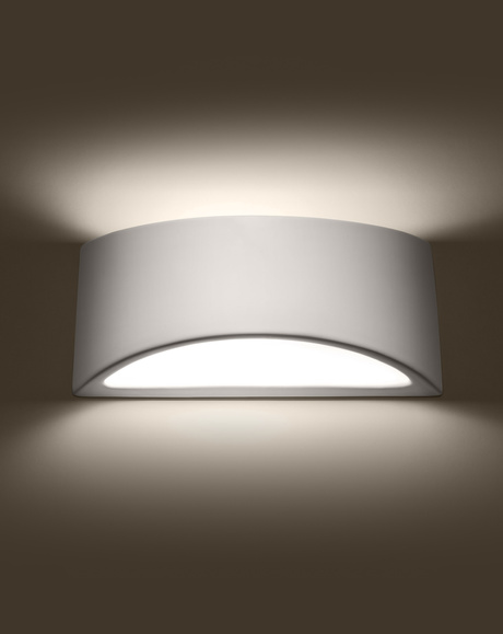 Aplique lacado VIXEN blanco brillo + 1x bombilla LED G9 4000K Fría 4,5W 530lm