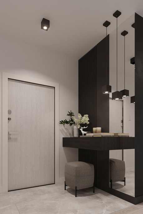 Lámpara colgante QUAD 1 negro + 1x bombilla LED GU-10 4000K Fría 7W 630lm