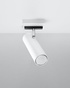 Plafond DIREZIONE 1 blanco + 1x bombilla LED GU-10 3000K Cálido 7W 620lm