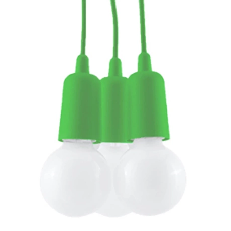Lámpara colgante DIEGO 3 verde