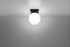 Plafond YOLI 1 negro + 1x bombilla LED G9 3000K Cálido 4,5W 450lm
