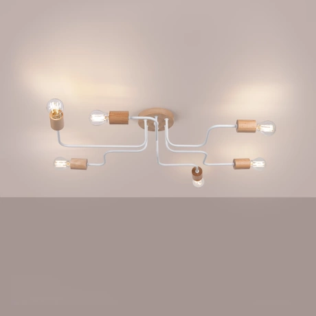 Araña TIMBO 6 blanca