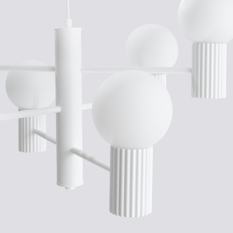 Araña HALO 6 blanca