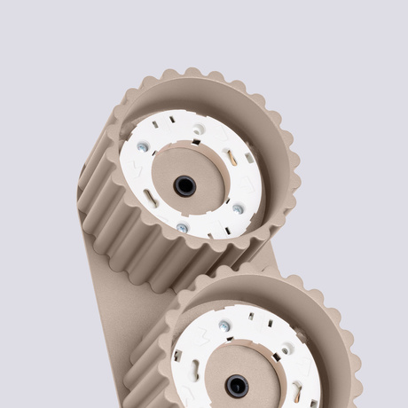 Lámpara de techo AURA 2 taupe Gx53