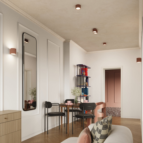 Lámpara de techo AURA 2 moca Gx53