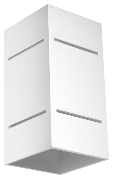 Aplique BLOCCO blanco + 1x bombilla LED G9 3000K Cálida 4,5W 510lm