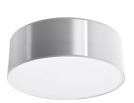 Plafón de techo ARENA 25 GRIS + 1x bombilla LED E27 3000K Cálida 7,5W 620lm