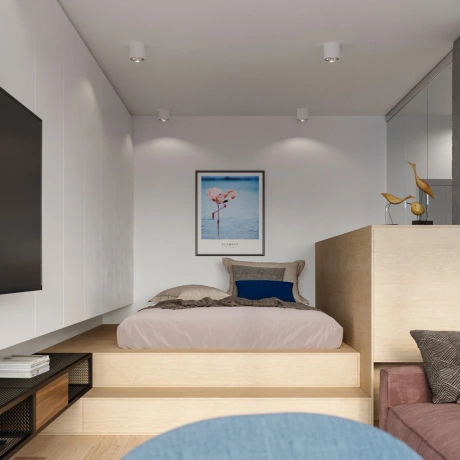 Plafón TIUBE blanco