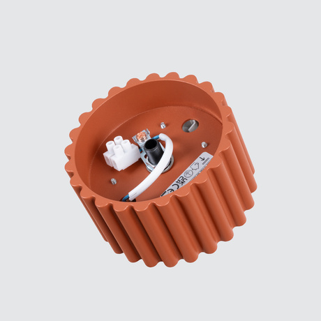 Lámpara de techo AURA 1 rojo ochra Gx53