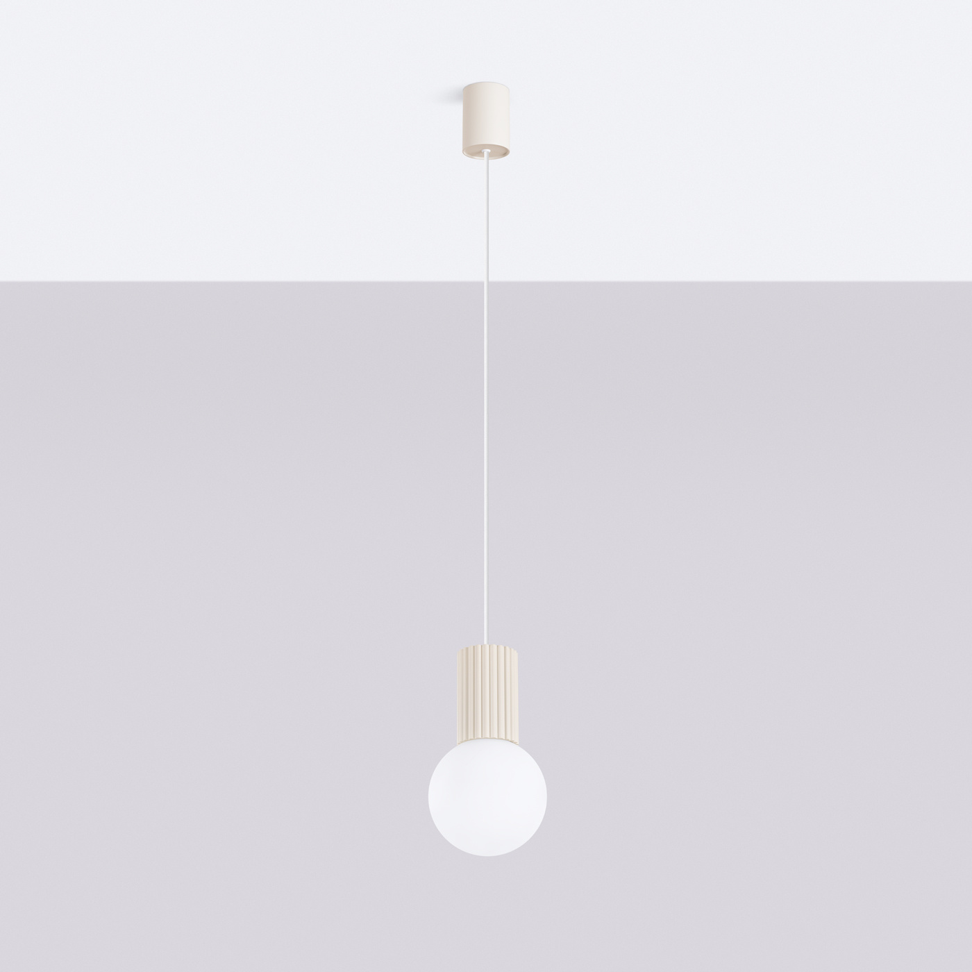 Lámpara colgante HALO 1 beige