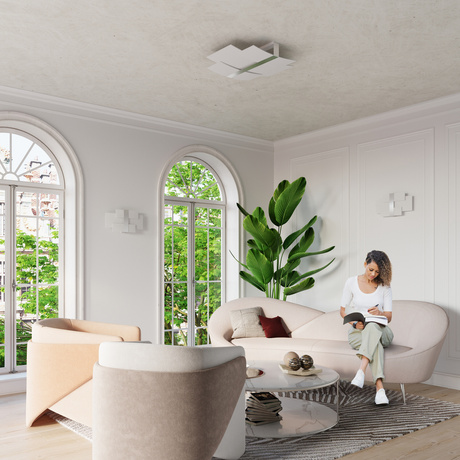 Aplique CELIA cromo + 2x bombilla LED G9 3000K Warm 4.5W 510lm