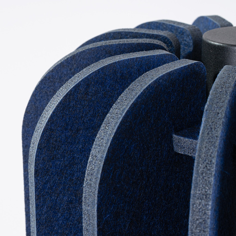 Lámpara colgante MULA 27 azul marino