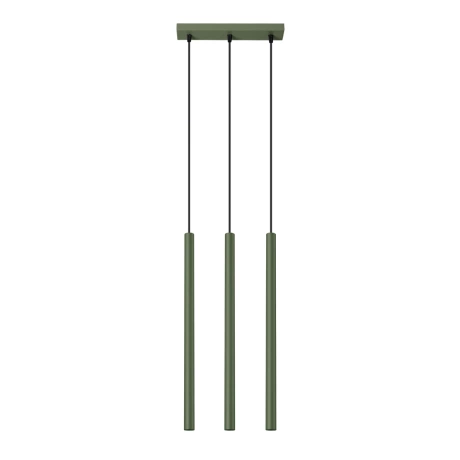 Lámpara colgante PASTELO 3 verde oliva