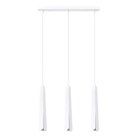 Lámpara colgante PRYSM 3L blanca