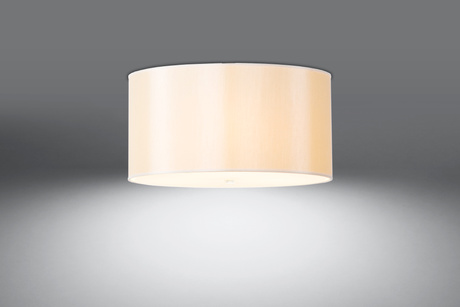 Plafond OTTO 50 blanco + 5x Bombilla LED E27 3000K Cálida 7,5W 620lm