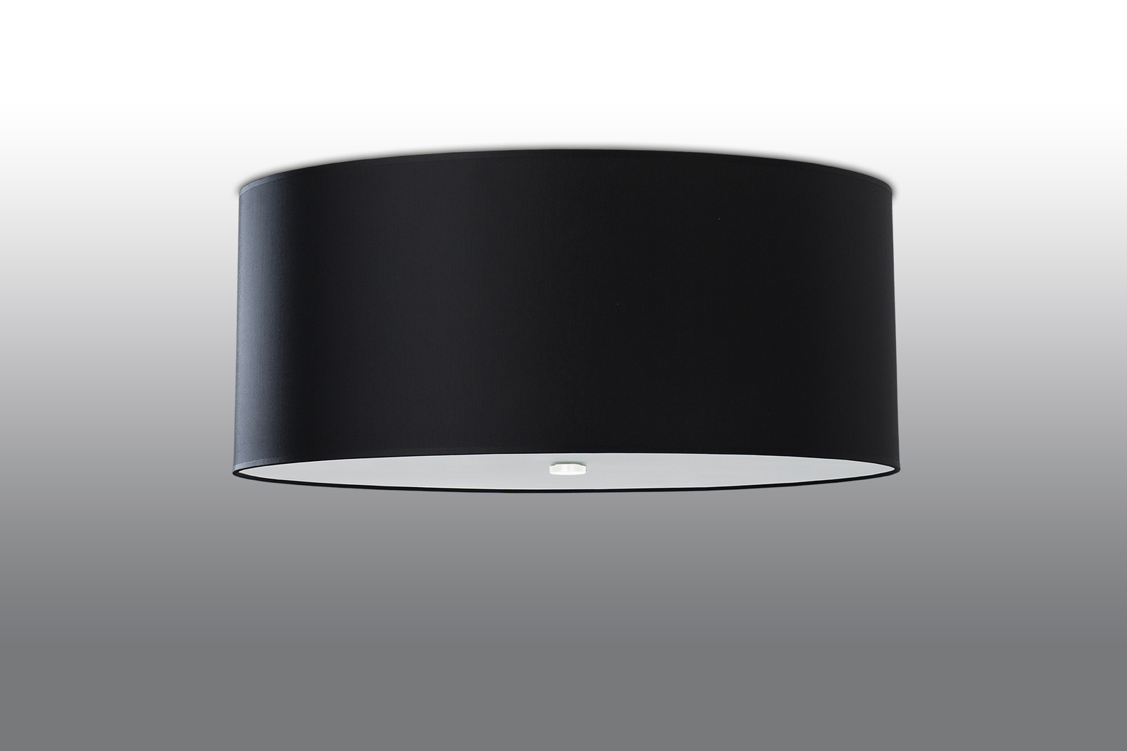 Plafond OTTO 70 negro + 6x bombilla LED E27 4000K Fría 7,5W 650lm