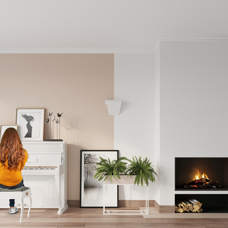 Aplique CLINO 1 + 1x bombilla LED E27 4000K Fría 7,5W 650lm