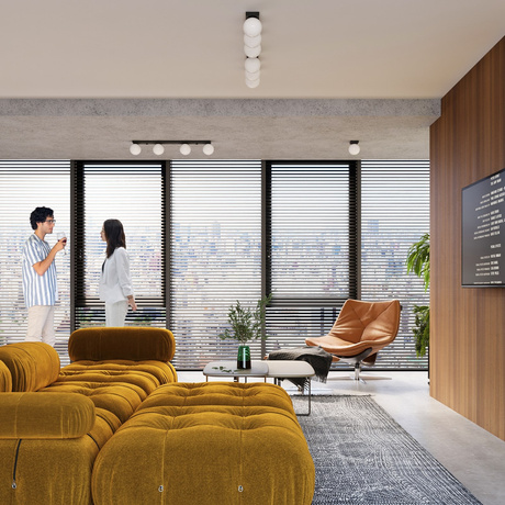 Plafond YOLI 6 negro + 6x bombilla LED G9 3000K Cálido 4,5W 450lm