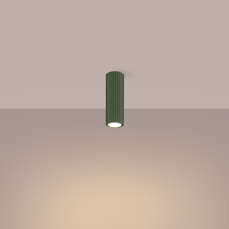 Lámpara de techo KARBON 20 verde oliva