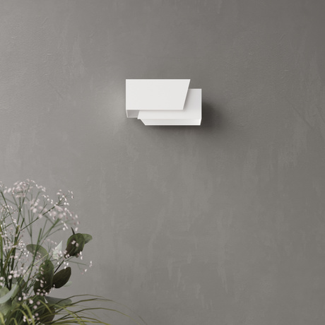 Aplique PIEGARE blanco + 1x bombilla LED G9 4000K Fría 4,5W 530lm