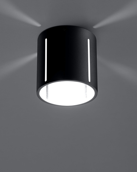 Plafond INEZ negro + 1x bombilla LED G9 3000K Warm 4.5W 510lm