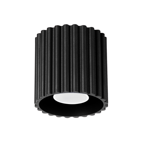 Lámpara de techo AURA 1 negra GU10