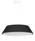 Lámpara de araña VEGA 60 negra + 5 bombillas LED E27 3000K Cálida 7,5W 620lm
