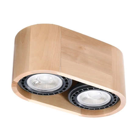 Lámpara de techo BASIC 2 madera natural