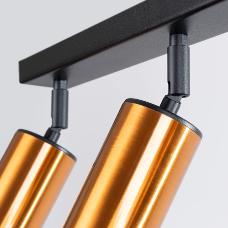 Lámpara de techo WINX 3 negro/cobre