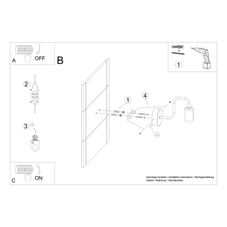 Aplique VECTOR negro