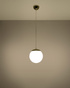 UGO 20 Gold lámpara colgante + 1x bombilla LED E27 4000K Fría 7,5W 650lm